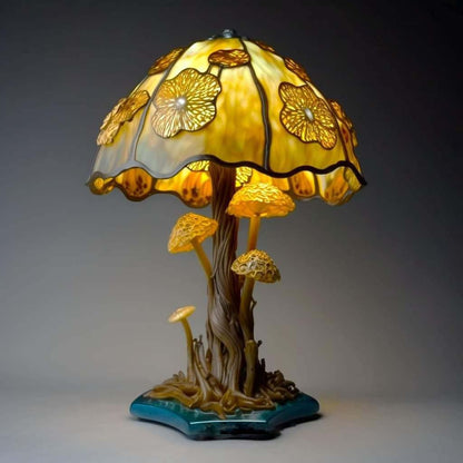 49% ZĽAVA 🔥 Farebná živicová stolová lampa 🍄 Séria rastlín v tvare huby