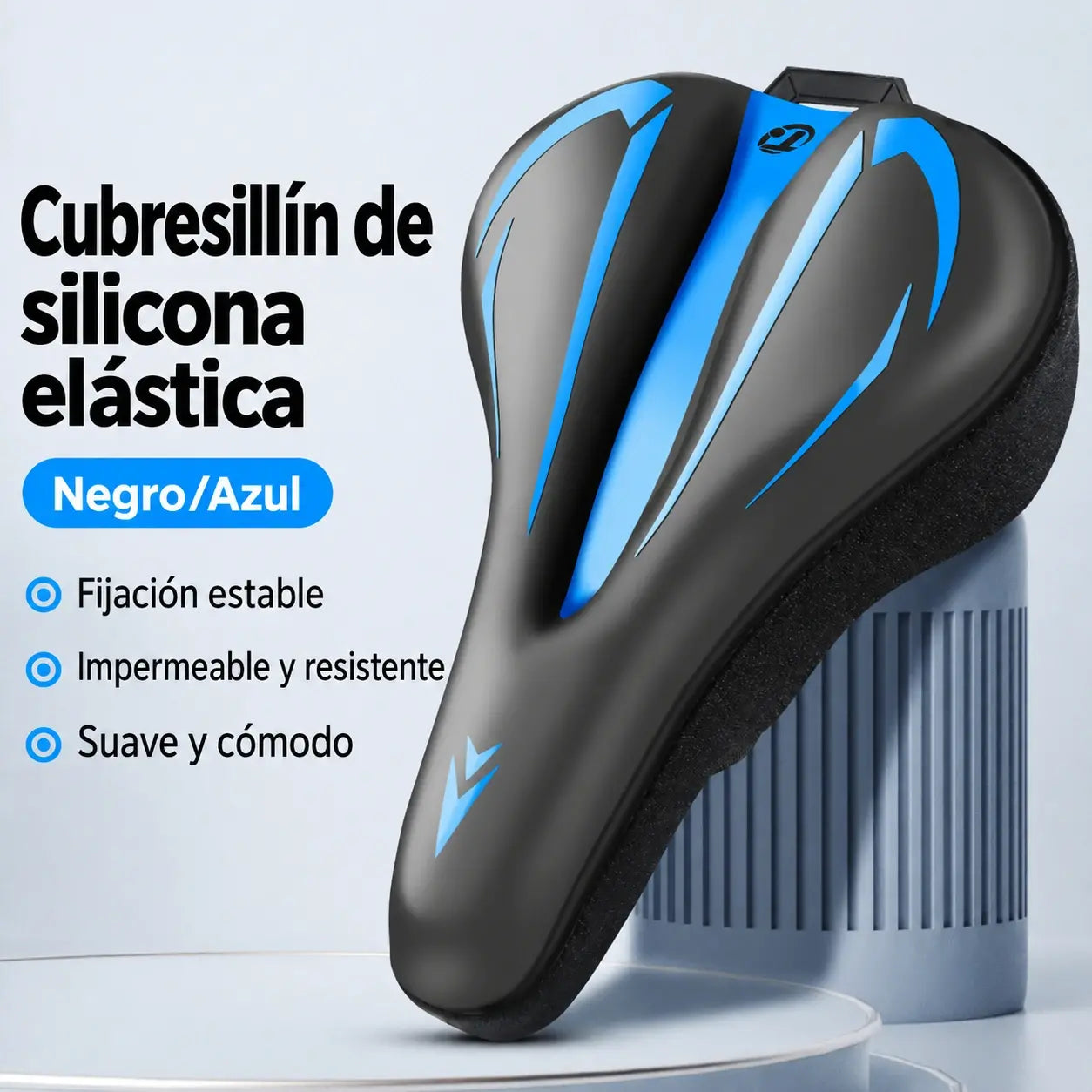 🚲Funda para sillín de bicicleta de montaña, fabricada en cuero de silicona grueso e impermeable, ultrasuave.