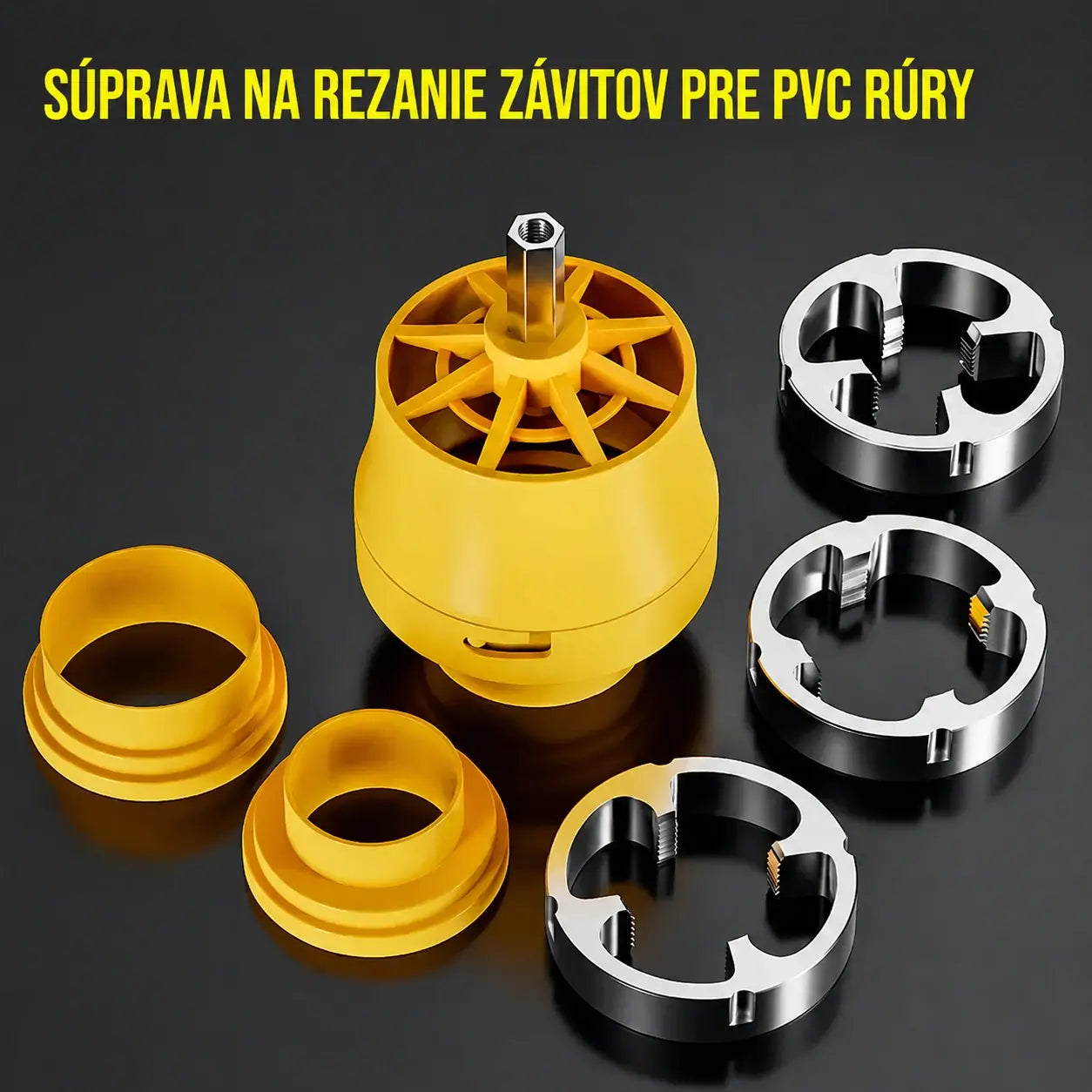 🛠️【Súprava závitníkov na vnútorné závity + závitových očiek na vonkajšie závity】⚙️🔩 Príslušenstvo na závitovanie vodovodných rúrok