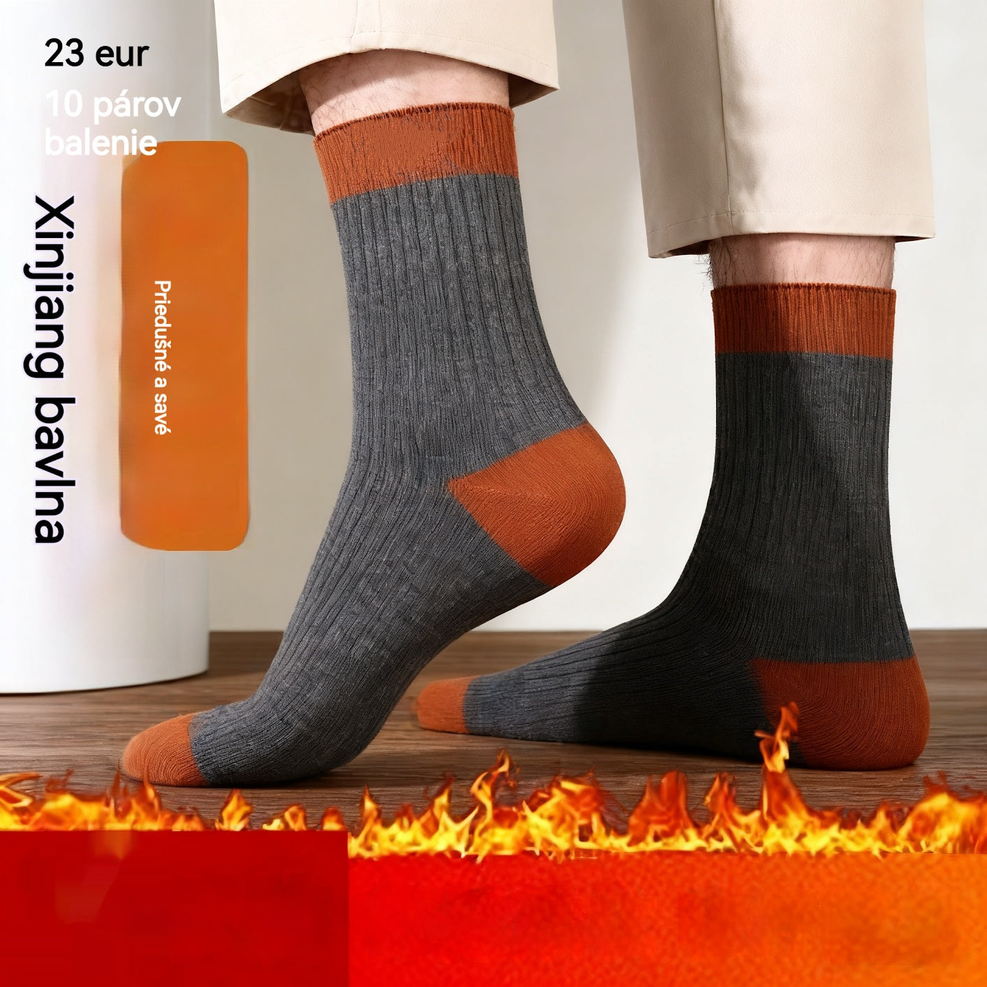 😍🧦【Kúpte 5 párov a získajte 5 párov zadarmo】Nové pánske bavlnené dezodoračné ponožky z roku 2025, ktoré absorbujú pot