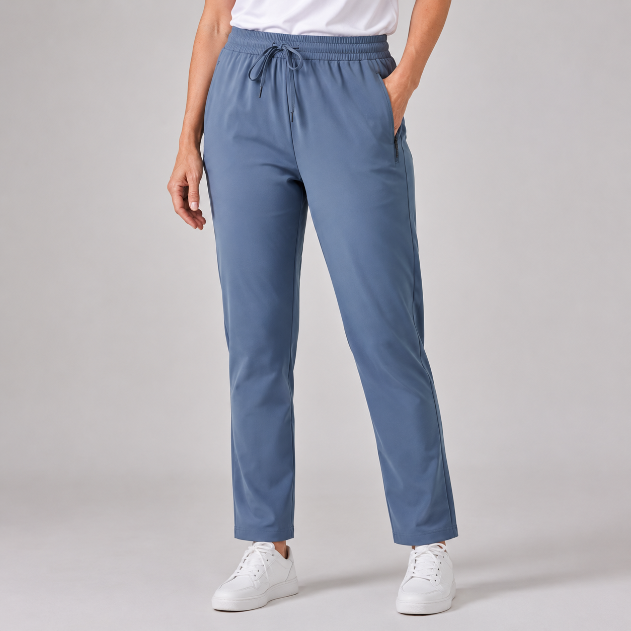 🔥[S-5XL]🔥 Pantalones súper elásticos de secado rápido, bolsillos con cremallera, cómodos y con estilo.