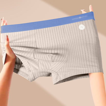 ⏳🩲🔥 (6 unidades) Boxers para hombre 100% algodón – Cómodos y transpirables, con cinturilla elástica y una sensación suave para una comodidad durante todo el día.