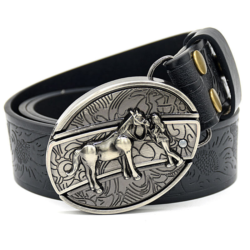 🎁👍Pánsky embosovaný pásik so zabudovaným nožom