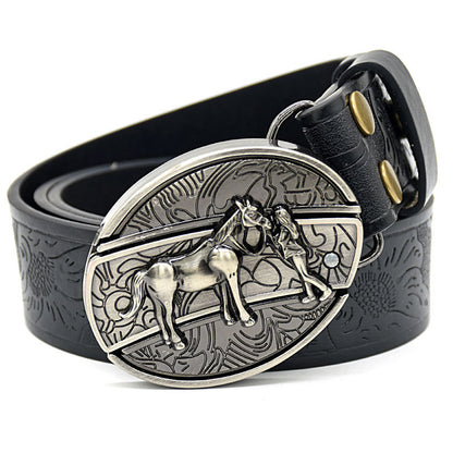 🎁👍Pánsky embosovaný pásik so zabudovaným nožom