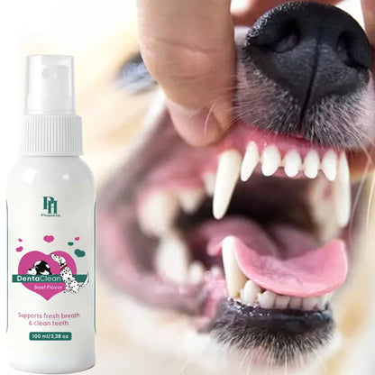 🐶🐱【Kúp 1, získaj 1 zadarmo】2 položky za 22 eurSprej na čistenie ústnej dutiny a zubov domácich zvierat