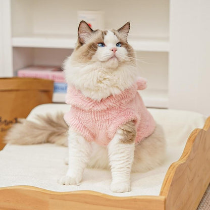 🧸【Compra 1 y recibe 1 gratis】【0.5-10kg】🧸 Abrigo cálido para perros y gatos – suave, adorable y con orejitas