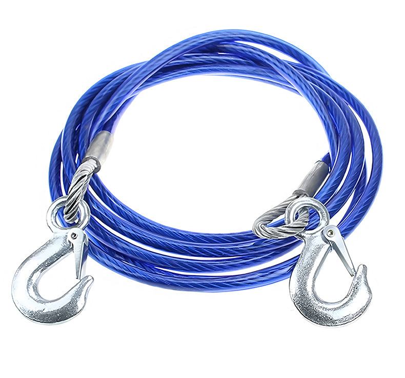 ⛓️🚗【4 m 5 toneladas】Cuerda de remolque para automóvil, cuerda de tracción, cuerda de rescate, accesorios de seguridad