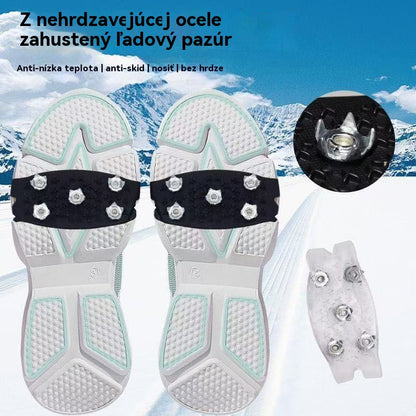 👴🚶🏔️❄️【50% zľava】Neviditeľné päťhroté protišmykové mačky, vonkajšie mačky, vhodné na turistiku v snehu, horolezectvo, lezenie po skalách a zimné ľadové povrchy, nevyhnutnosť pre seniorov.