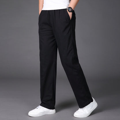 🔥【50-130KG】👖Nowe letnie spodnie męskie w dużych rozmiarach, oddychające i wygodne