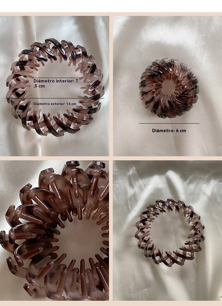 【7/14 piezas】🎀 Nuevas pinzas para el cabello con forma de nido de pájaro: sujetan firmemente colas de caballo altas y moños elegantes, revitalizando instantáneamente tu apariencia.