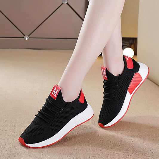 [35-40]Jarné a letné nové priedušné sieťoviny priedušné mäkké podrážky flyknit tréneri 3681522
