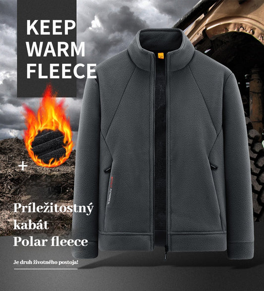 【M-5XL】Pánska hrubá vlnená bunda Velvet – veľké veľkosti, teplá a pohodlná na jeseň a zimu 【50% ZĽAVA】