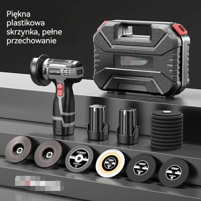 🔥【Oferta ograniczona czasowo】🧰 Mini szlifierka kątowa 12V (z tarczą tnącą)