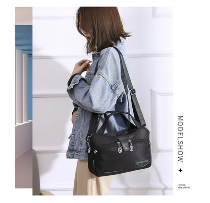 👜【50% de descuento】Bolso de mano informal ligero de tela Oxford para mujer de moda con gran capacidad, 💧impermeable, ✅viajes y compras, ✅múltiples métodos de transporte, bolso de mano, bolso de hombro, bolso de mensajero