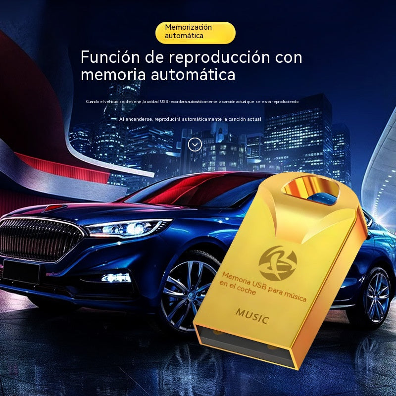 🔥🔥【32 GB】Memoria USB universal de alta calidad para música en coches【2500 canciones populares + 100 vídeos】