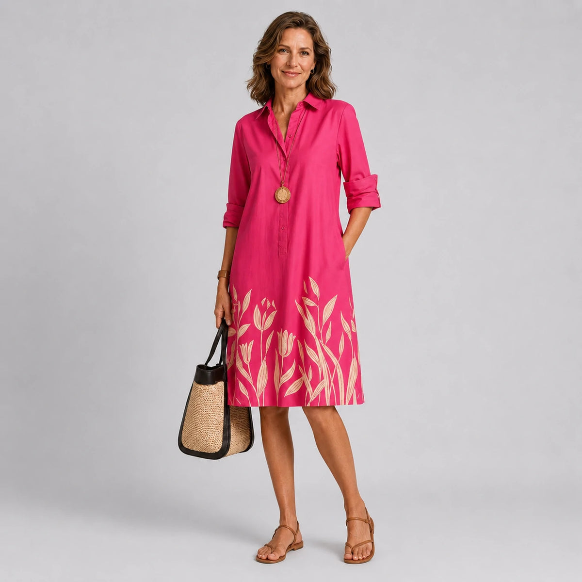Naomi | Vestido midi cuidado y estiloso