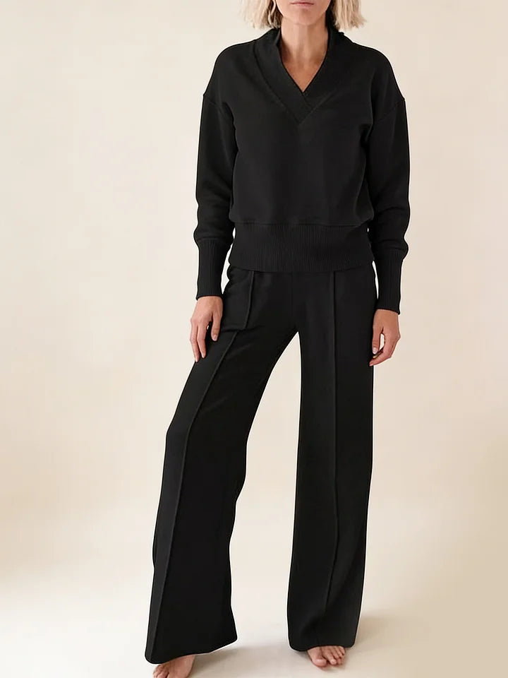 🥰📢📢50 % zľava!!!【M–5XL】Dámska súprava 2026 | Dvojdielna súprava s dlhým rukávom z úpletu ✨