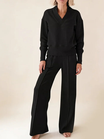 🥰📢📢50 % zľava!!!【M–5XL】Dámska súprava 2026 | Dvojdielna súprava s dlhým rukávom z úpletu ✨