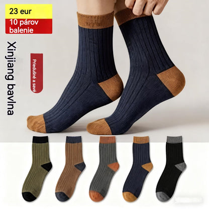 😍🧦【Kúpte 5 párov a získajte 5 párov zadarmo】Nové pánske bavlnené dezodoračné ponožky z roku 2025, ktoré absorbujú pot