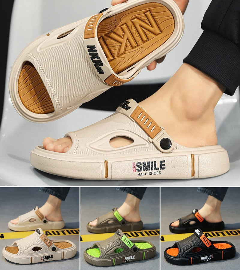 🌟 Sandalias deportivas para hombre, tallas 39–46 – antideslizantes, perfectas para la playa.