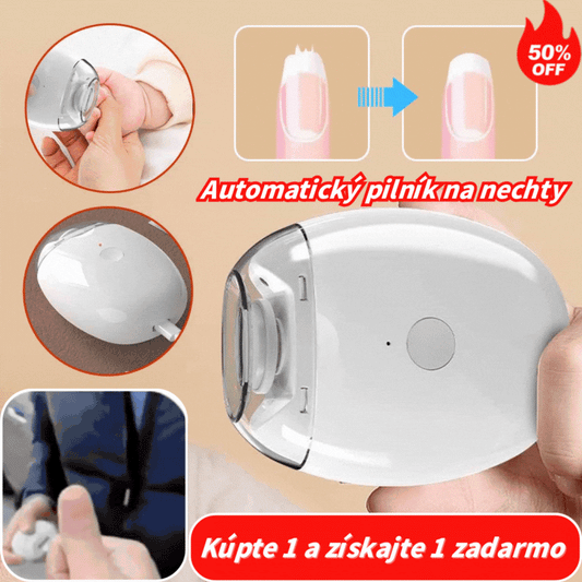 💅 ✨ Kúpte 1 a získajte 1 zadarmo!  Automatický pilník na nechty – bezpečná a šetrná starostlivosť o nechty 👶🔧