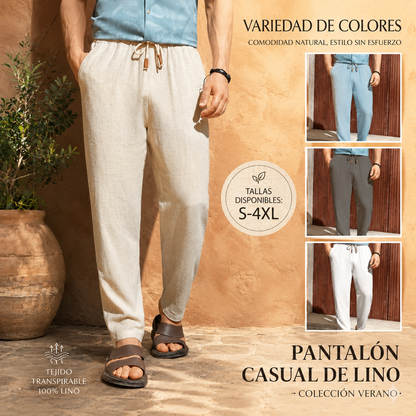 👖👖【¡Oferta por tiempo limitado】Pantalones caseros de hombre de alta calidad. Corte entallado y recto, transpirables y cómodos.