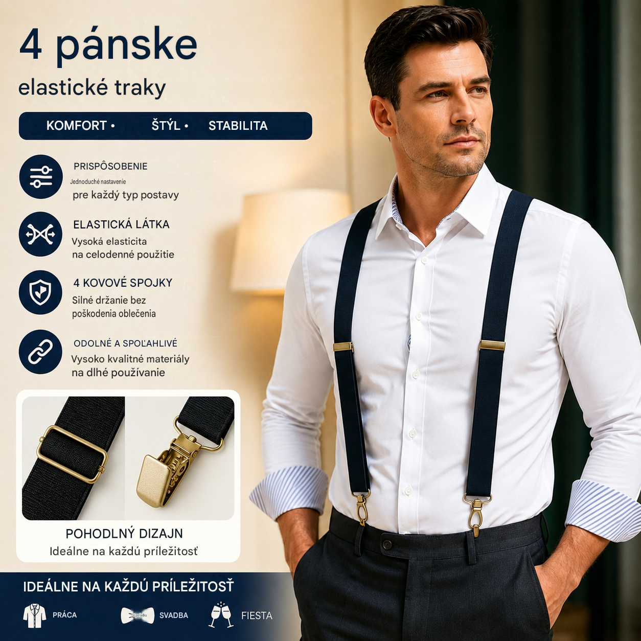 📢📢50% ZĽAVA! 🧷Pánske korzety s prekríženým chrbtom a sponami🧷