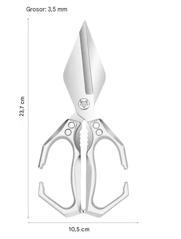 ✂️🍗 Tijeras de Cocina Extra Fuertes · Corte Fácil para Carne, Pollo y Pescado