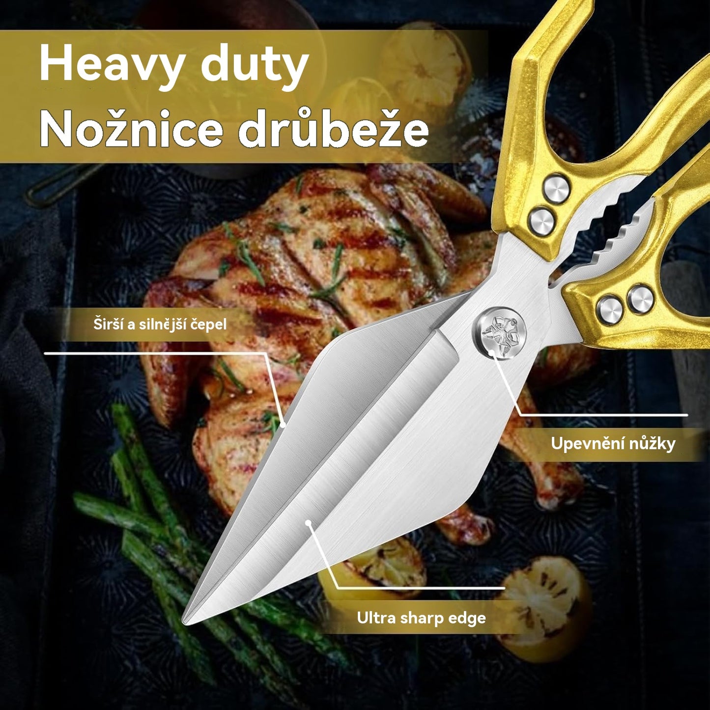 ✂️🔥Oferta por tiempo limitado🥰🔥Tijeras de cocina duraderas y multifuncionales