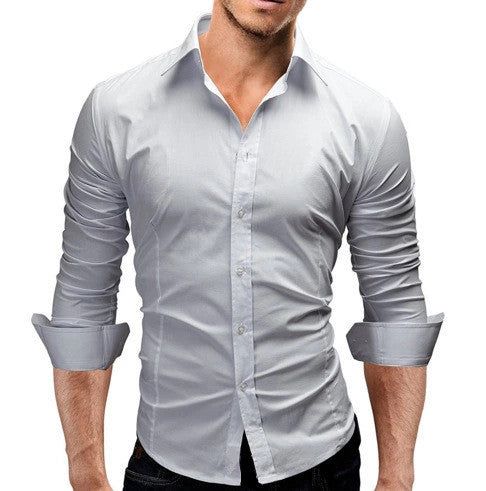 🔥👕【M-3XL】Мъжка стилна бизнес риза с дълъг ръкав 2026