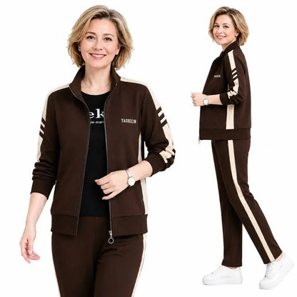 🔥【50% zľava】🔥【M-5XL】【Bunda + nohavice】😍 Nová jesenná sada ležérneho športového oblečenia, plus size