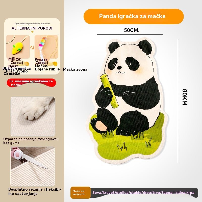 🏆🔥 Najprodavaniji | Zidna vertikalna grebalica za mačke – bez ugradnje