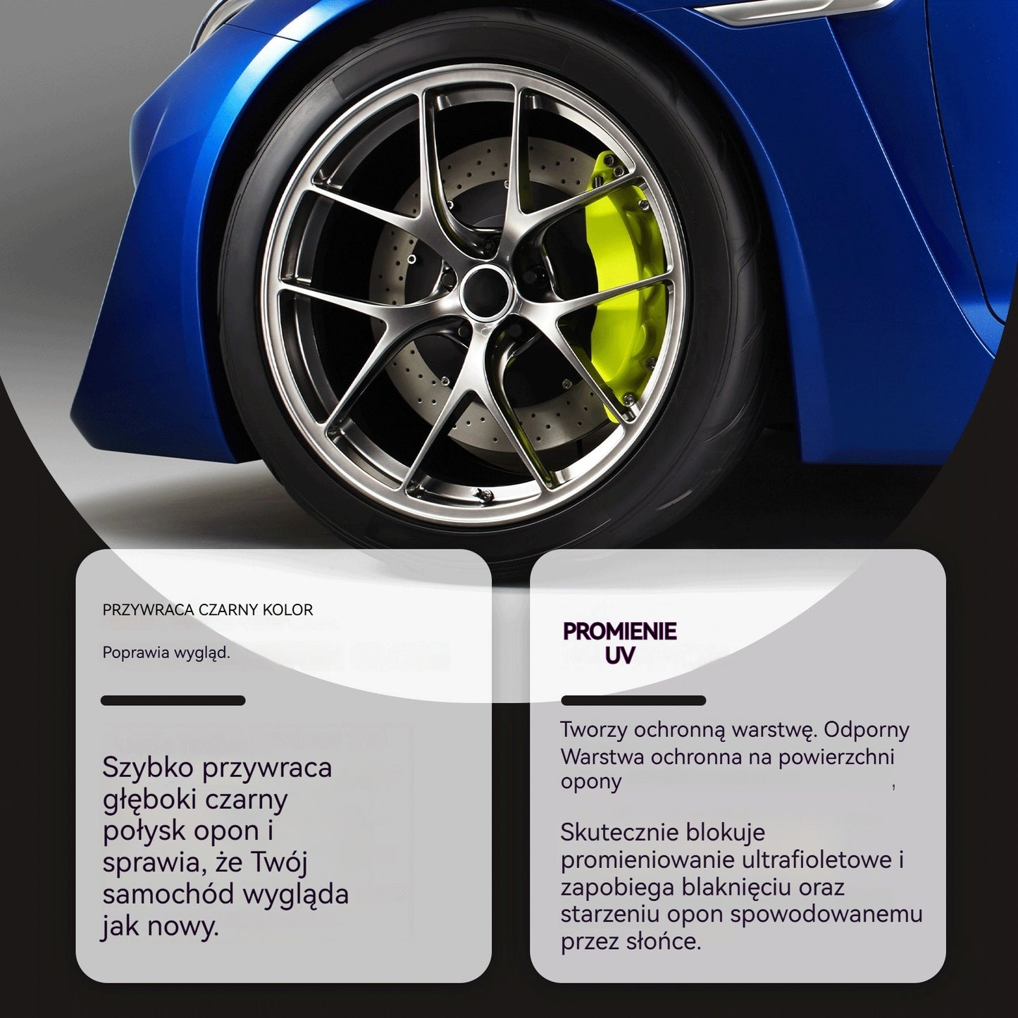 ✨ Wysokiej jakości wosk do czyszczenia i polerowania felg 🚗 Natychmiast przywraca połysk opon jak nowe | Efekt głębokiej czerni, długotrwała ochrona - Kup 1, otrzymaj 1 gratis
