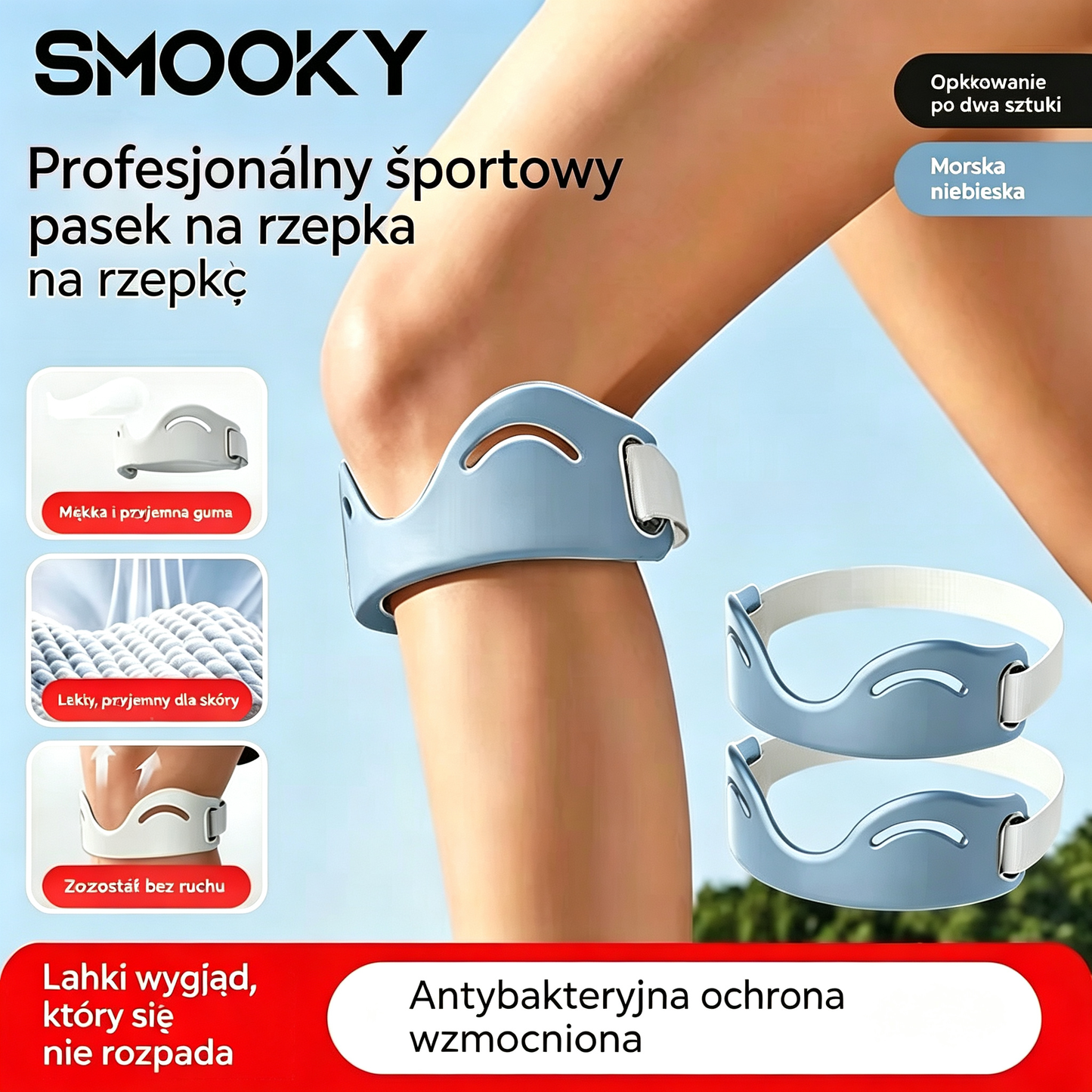 【Kup jedną parę, drugą otrzymasz gratis.】4 za 99 zł🩺 Sportowa opaska na kolano 👉 Twoje kolano potrzebuje czasu. Ta opaska właśnie to mu zapewnia.