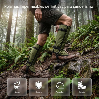 Equipamiento deportivo de protección impermeable, resistente a los arañazos y a las mordeduras de serpiente.