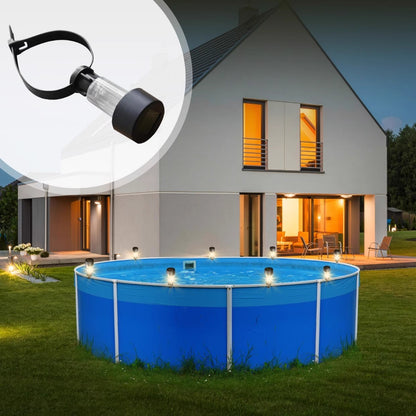 【 8 PCS】🌈 Luces ambientales impermeables con energía solar: no requieren cables, colores vibrantes