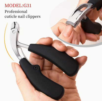 🔥Pinza profesional para uñas gruesas con diseño angular: ¡perfecta para casos difíciles! ✂️