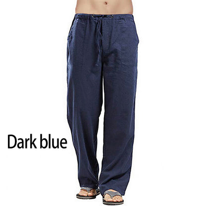 💥👖【S-5XL】Pantalones casuales para hombre nuevos 2025, material de algodón de alta calidad, suave y transpirable