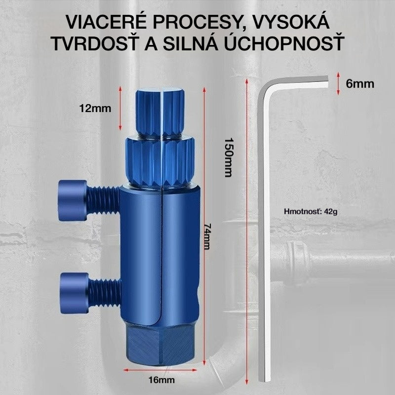 🧰🛠️Nástroj na vyťahovanie/odstraňovanie zlomených závitov pre rohové ventily a univerzálne vodovodné kohútiky🚰