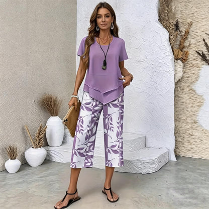 【S-5XL】VERDALISSE | Dvojdielna súprava Fresh Breeze | Ľahká a elegantná viacfarebná letná súprava