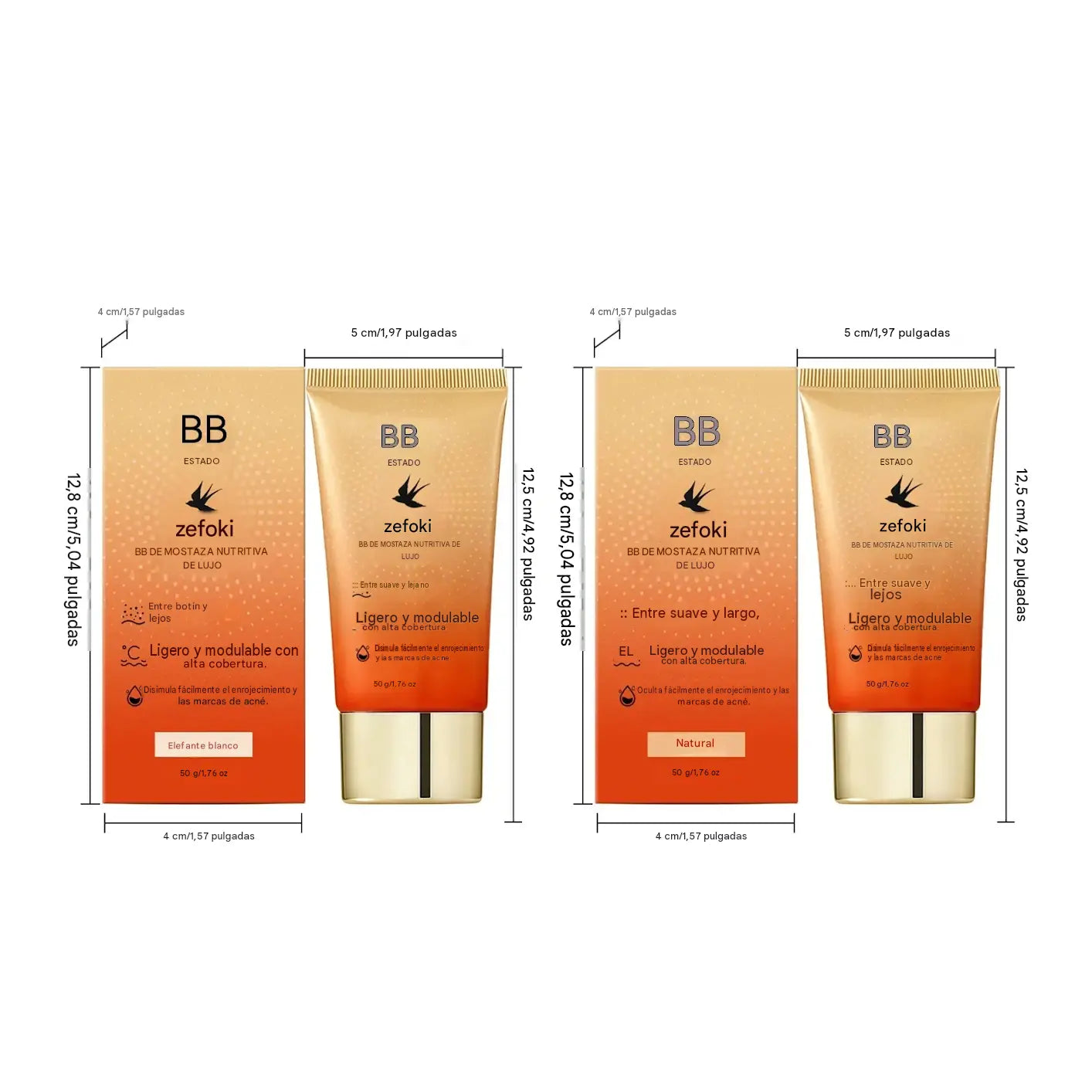 🧡Oferta de último día: ¡Compra uno y llévate otro gratis! 🧡Crema BB hidratante para un maquillaje impecable y natural.