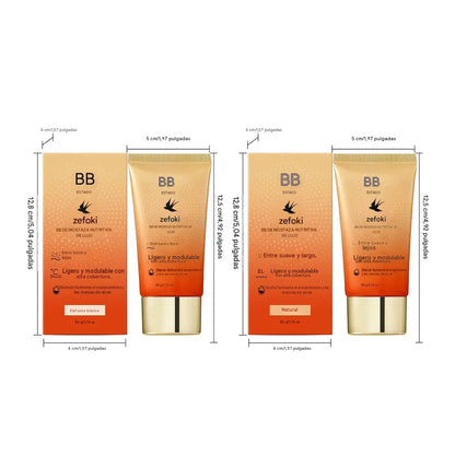🧡Oferta de último día: ¡Compra uno y llévate otro gratis! 🧡Crema BB hidratante para un maquillaje impecable y natural.