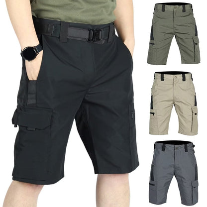 🏔️【S-3XL：-50% OFF】Pantalones cortos tácticos cargo hombre, múltiples bolsillos, outdoor/senderismo/diario (sin cinturón)