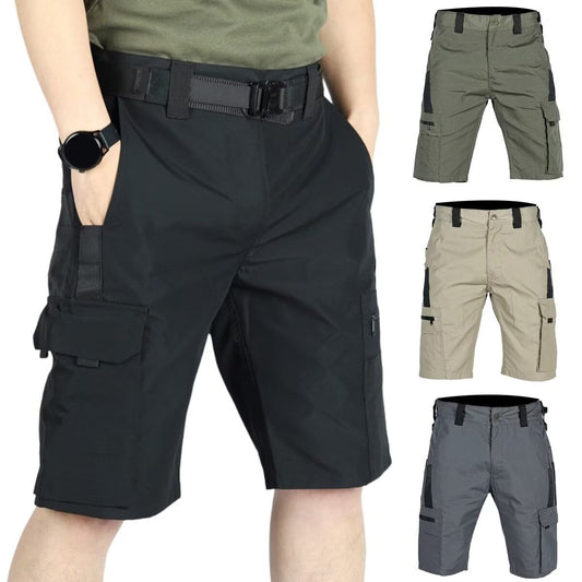 🏔️【S-3XL：-50% OFF】Pantalones cortos tácticos cargo hombre, múltiples bolsillos, outdoor/senderismo/diario (sin cinturón)