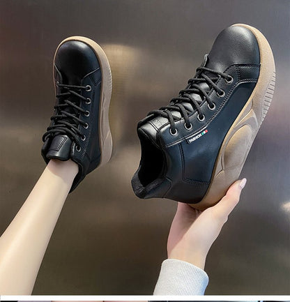 🔥【Tallas 35-43】Nuevos zapatos casuales de plataforma para mujer, de estilo retro, modernos y versátiles.