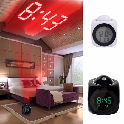 【¡Novedad para 2026!】⏰ Reloj proyector multifunción — hora, alarma, temperatura y clima en tu pared o techo