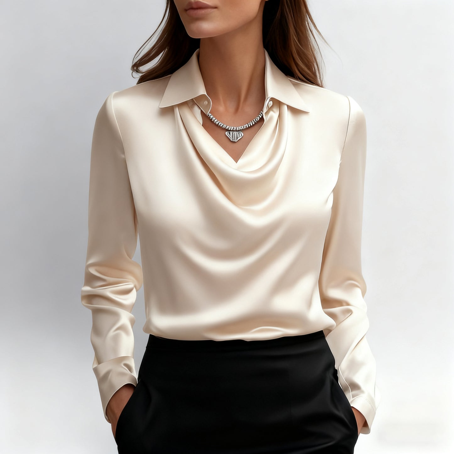 🔥🍁【Nová podzimní kolekce】【S-3XL】🌷Nová jednoduchá a elegantní dámská košile