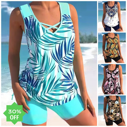 【S-5XL】🩱Traje de baño de dos piezas con estampado étnico moderno🌊