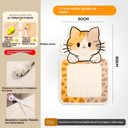 🏆🔥 Najprodavaniji | Zidna vertikalna grebalica za mačke – bez ugradnje