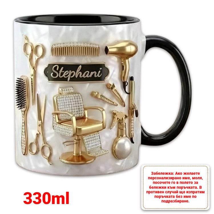 ✨✂️Taza de café de cerámica personalizada, ligera y lujosa